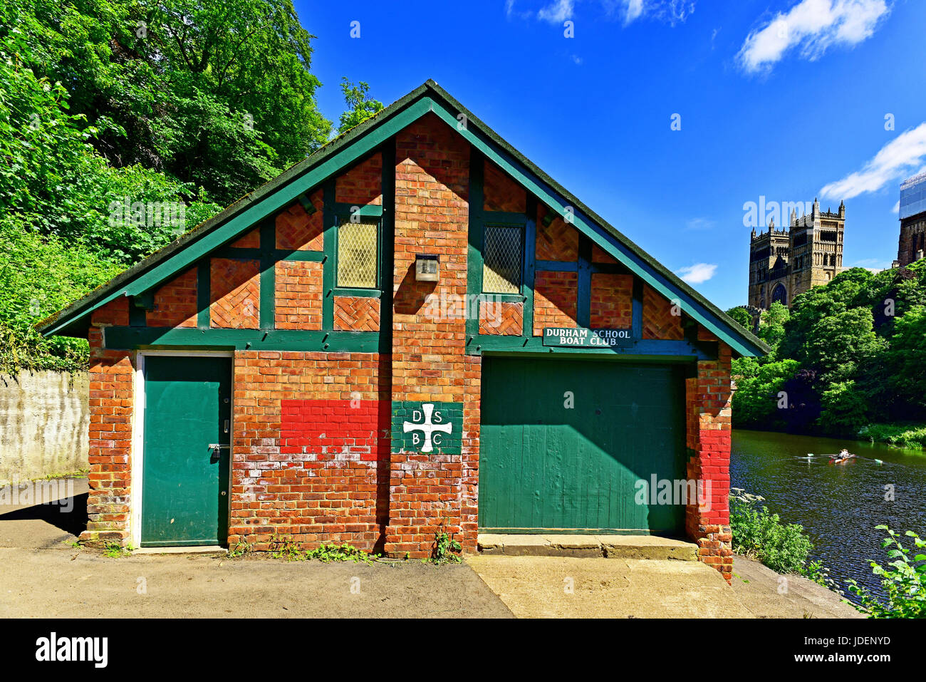 Durham School Boat Club Durham University Stock Photo Alamy