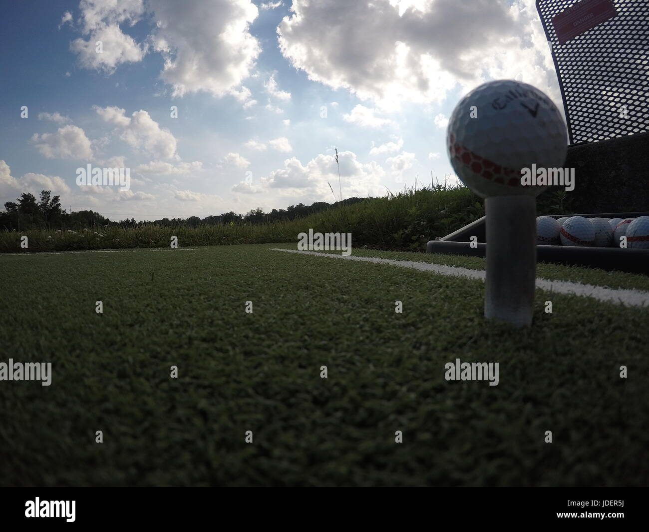 Driving Range Lower State Road Stock Photo Alamy