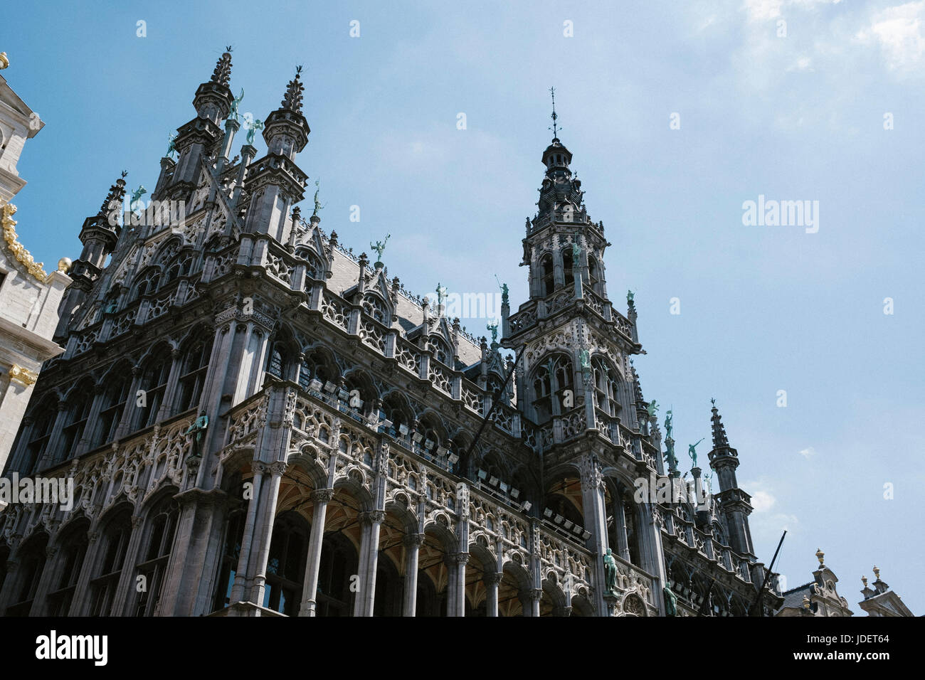 Buildings in Grand Place in Brussels, Belgium Stock Photo