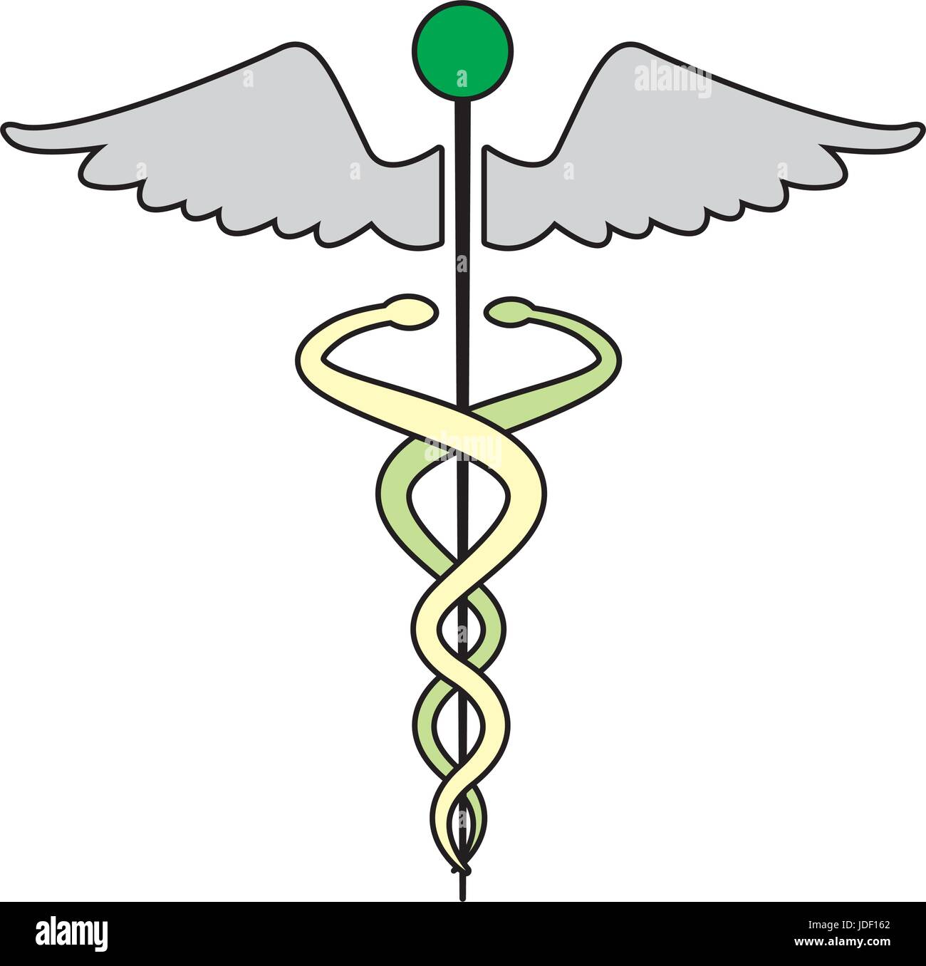 caduceus medical health care symbol Stock Vector Image & Art - Alamy