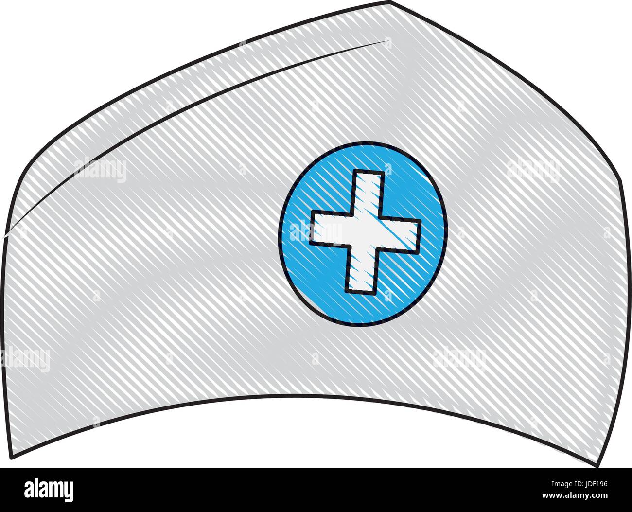 hat nurse accessory uniform medical Stock Vector Image & Art - Alamy