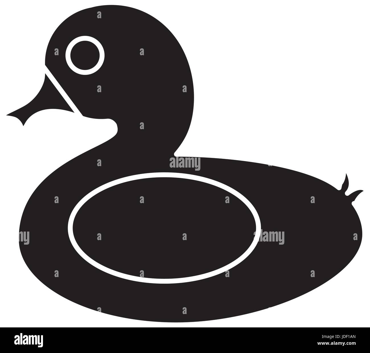 float in duck shape icon Stock Vector Image & Art Alamy