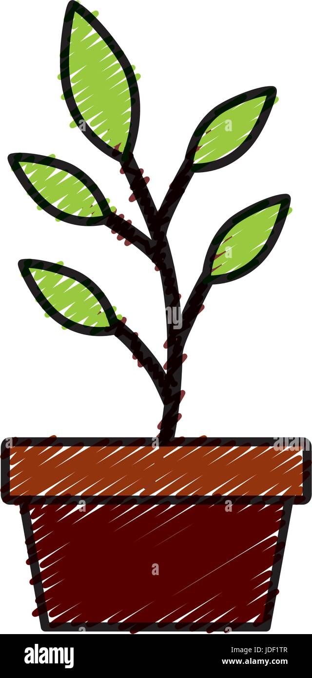 plant in a pot icon Stock Vector Image & Art - Alamy