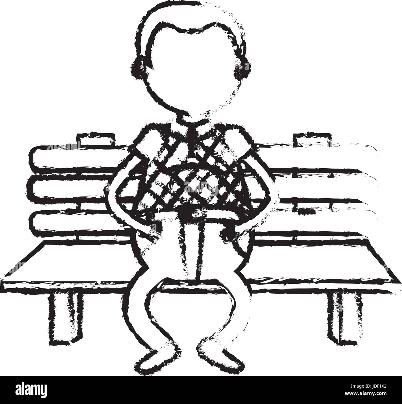 Caricature figure man in Stock Vector Images Alamy