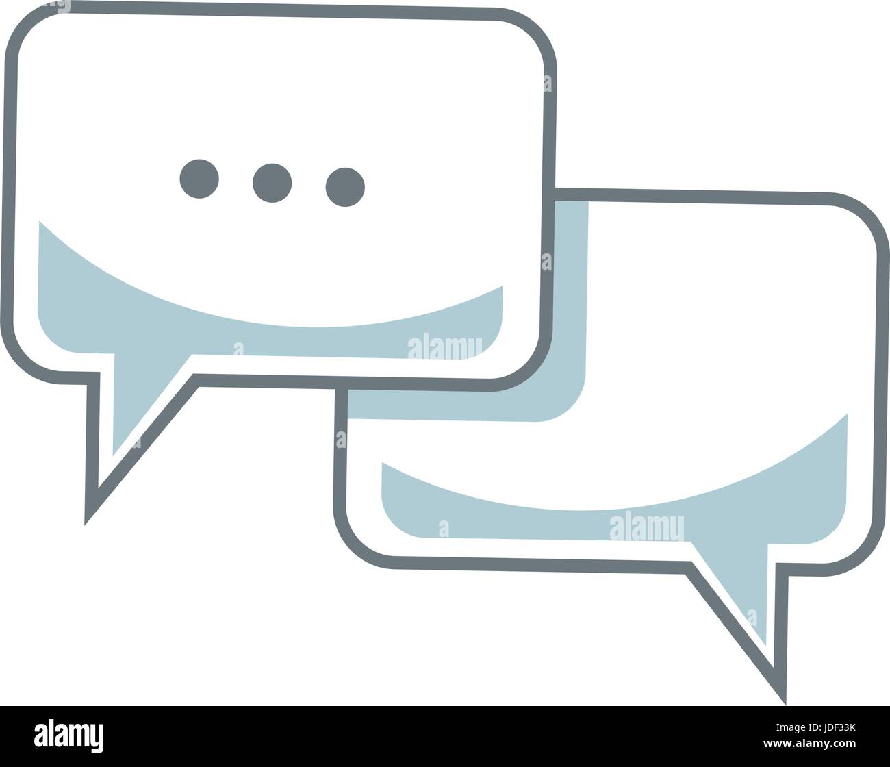 bubble speech talk message communication web app Stock Vector Image ...
