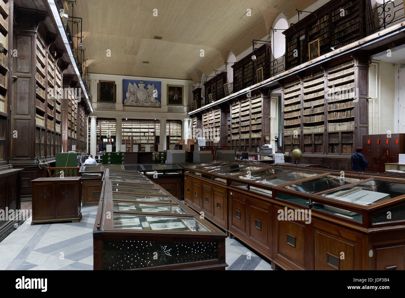 Reading Room National Library Valletta Malta Stock Photo Alamy