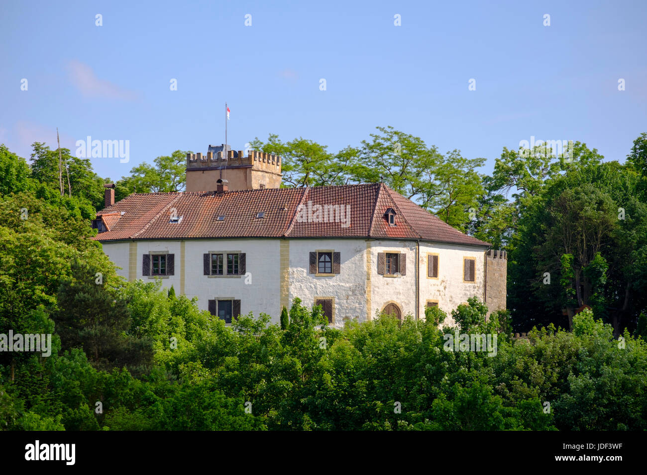 Geiersberg castle, Seßlach, Upper Franconia, Franconia, Bavaria, Germany Stock Photo