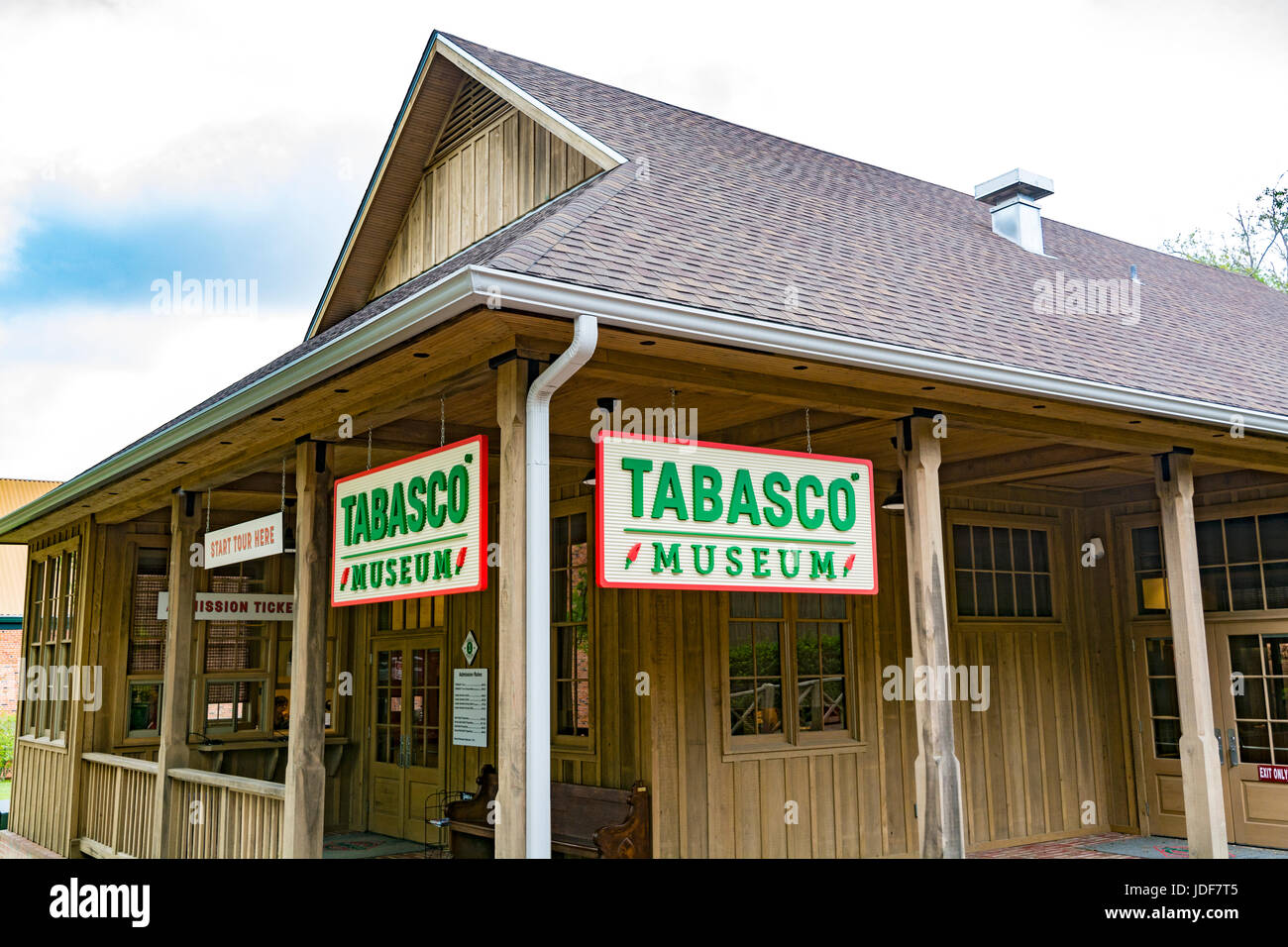 Louisiana, Avery Island, Tabasco Factory, Museum Stock Photo Alamy