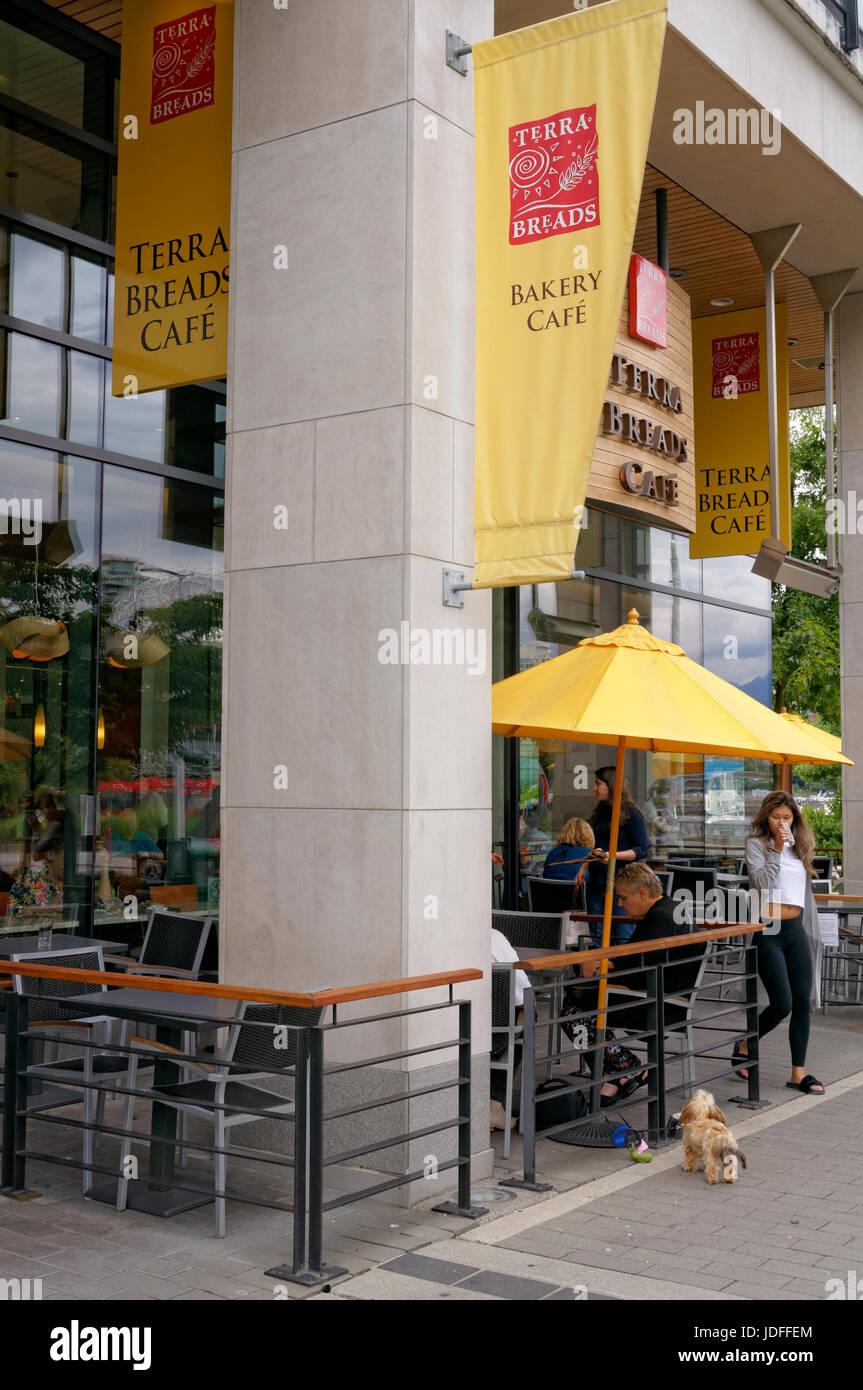 Terra Breads Bakery Cafe at the Village on False Creek, Vancouver, British Columbia, Canada