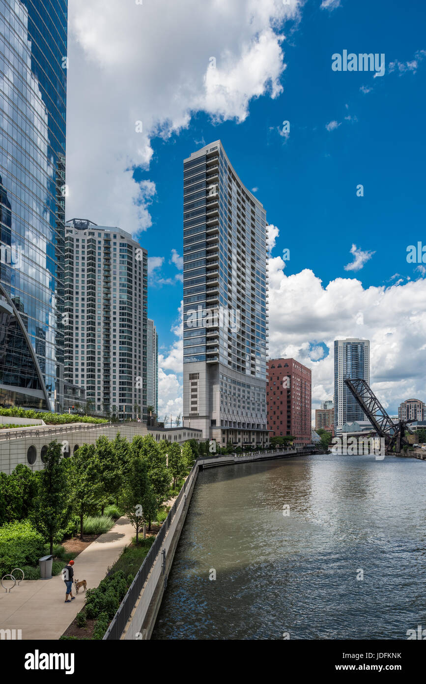 Riverbend Condominiums designed by DeStefano and Partners Stock Photo