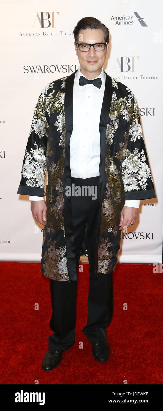 NEW YORK-MAY 22: Cameron Silver attends the American Ballet Theatre 2017 Spring Gala at David H. Koch Theater at Lincoln Center on May 22, 2017 in New Stock Photo