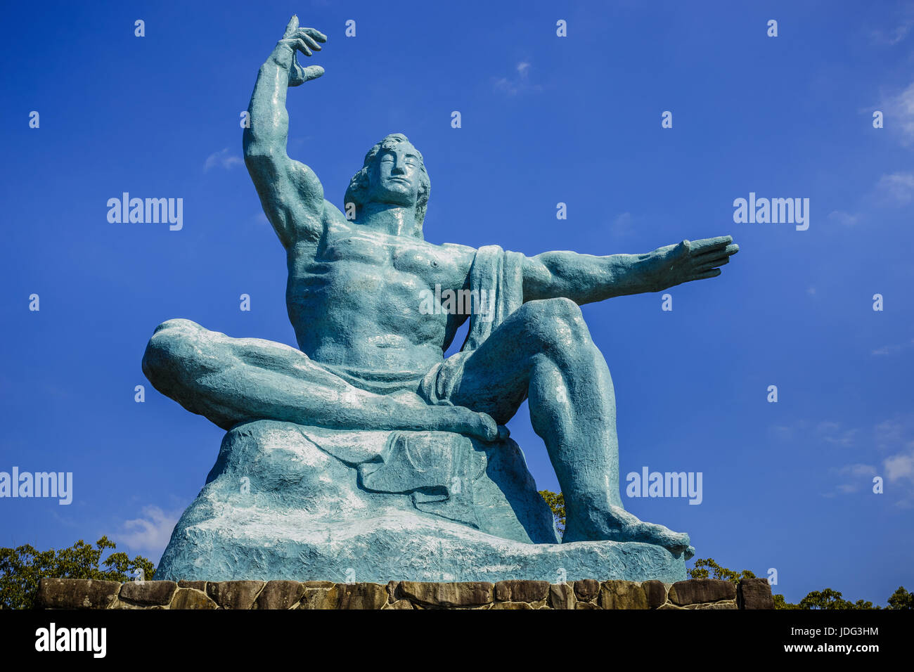 Nagasaki peace statue at Nagasaki Peace Park in Japan Stock Photo Alamy