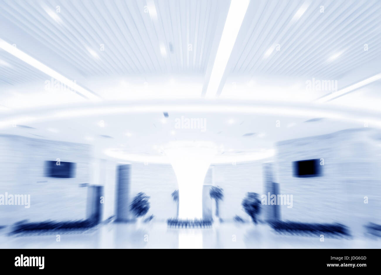 Modern lobby, modern building interiors. Stock Photo