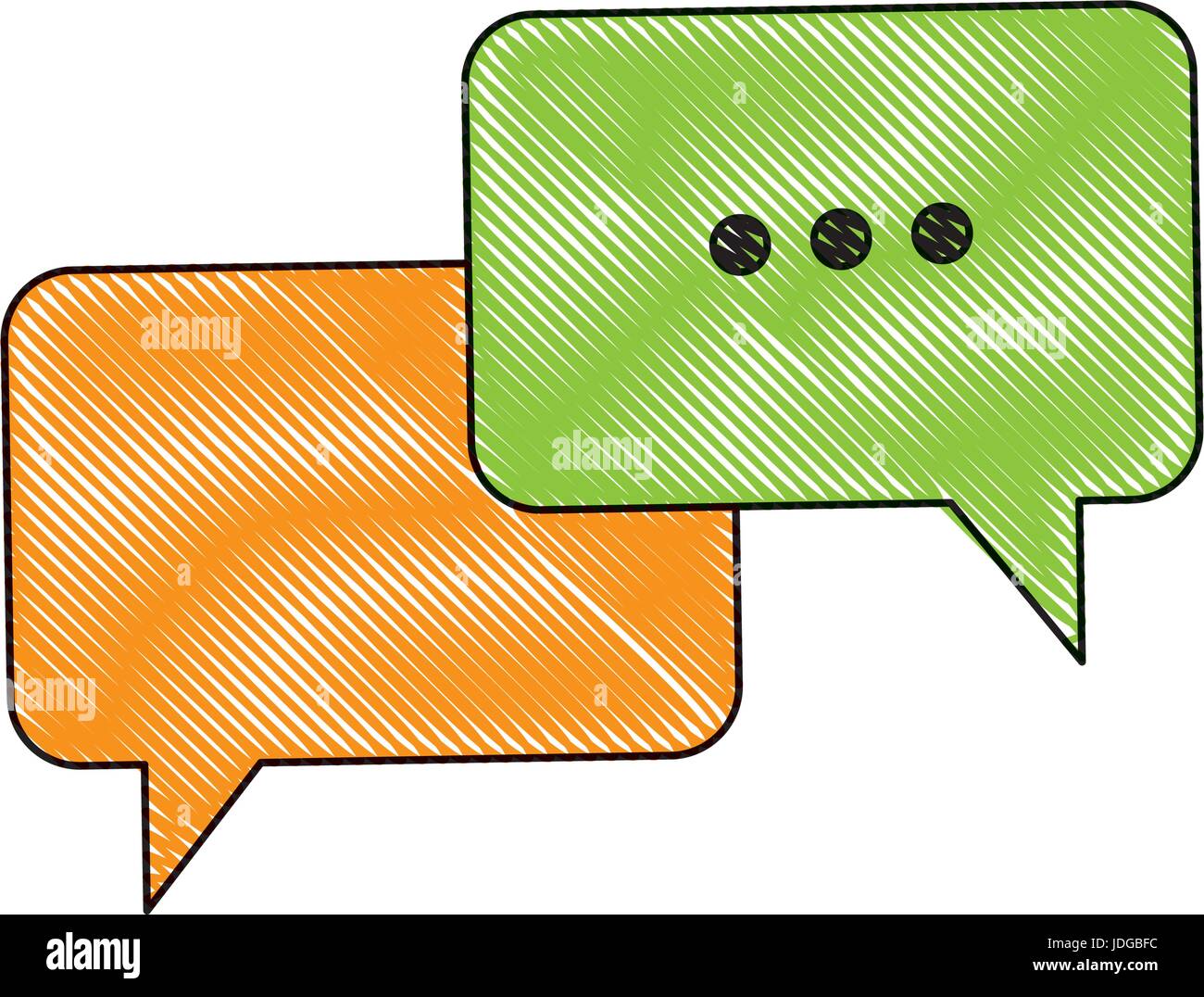 bubble speech talk message communication web app Stock Vector Image ...