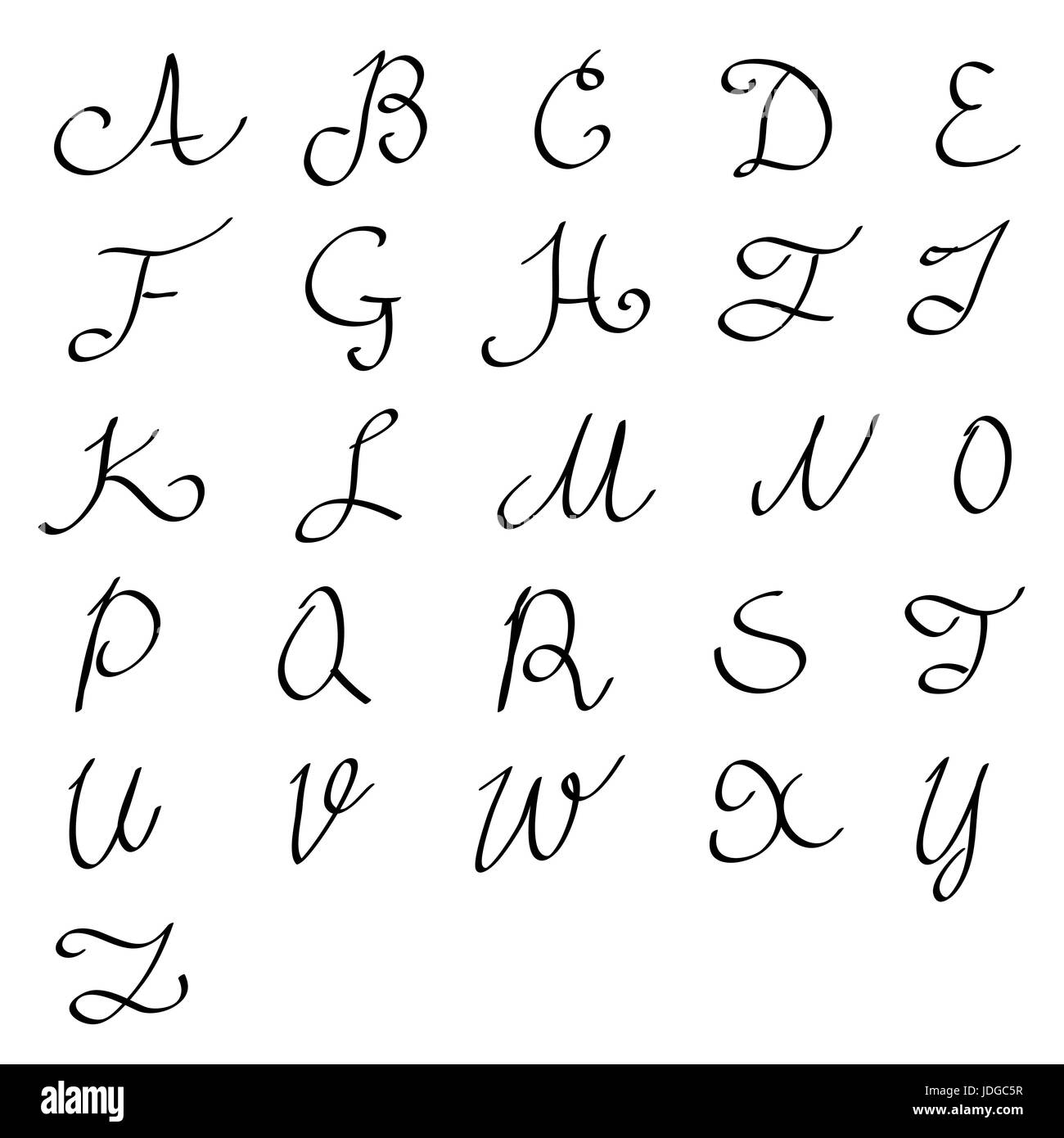 Cursive Writing Black and White Stock Photos & Images - Alamy