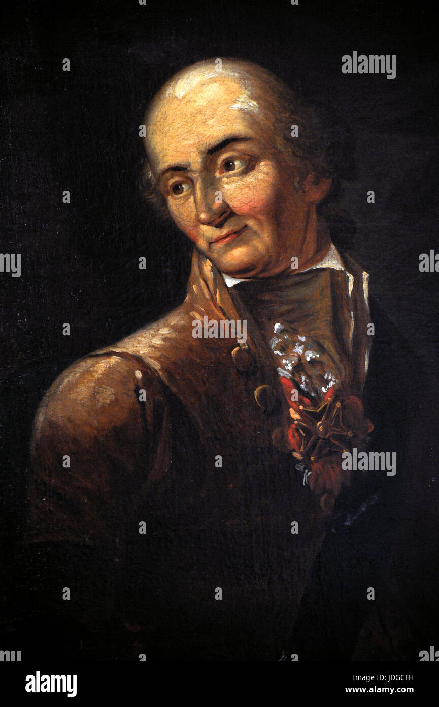Antoni Tyzenhauz (1733-1785). Count, the Last Treasurer of Lithuania, Maecenas of Art and Education. Portrait by Jan Rustem (1762-1835). Copy, 19th century. Vilnius Picture Gallery, Lithuania. Stock Photo
