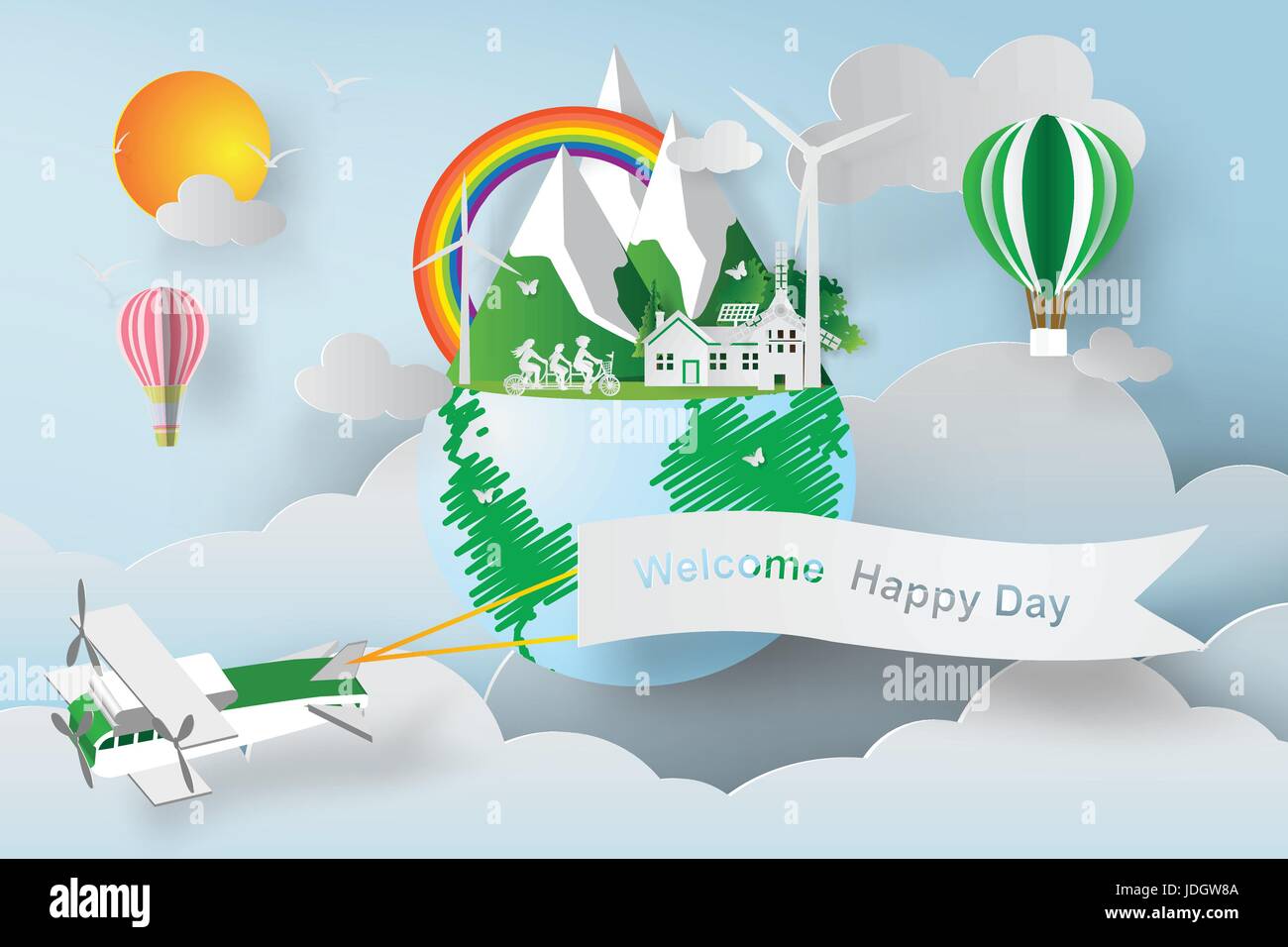 Paper Art Of World Environment Day Earth Globe With Style Concept Design For Banner Vector Illustration Stock Vector Image Art Alamy Paper Art Of World Environment Day Earth Globe With Style Concept Design For Banner Vector Illustration Stock Vector Image Art Alamy