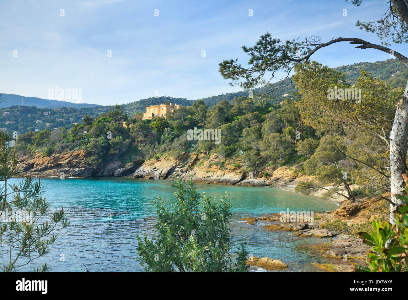 France, Var (83), Le RayolCanadelsurMer, Domaine du Rayol, la baie du Figuier (utilisation France, Var (83), Le RayolCanadelsurMer, Domaine du Rayol, la baie du Figuier (utilisation