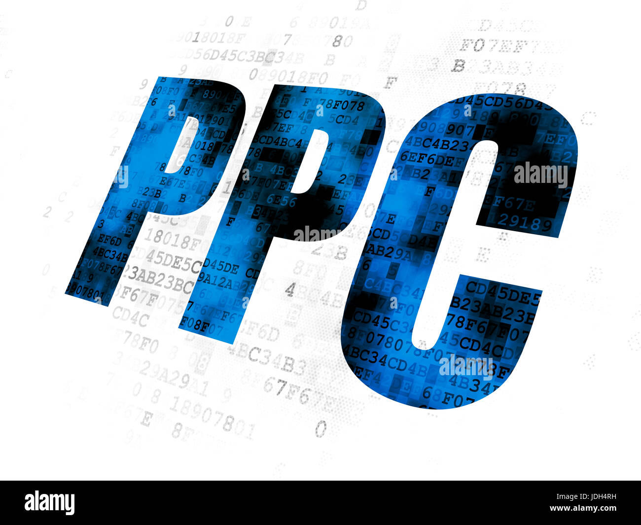 Business concept ppc on Cut Out Stock Images & Pictures - Alamy