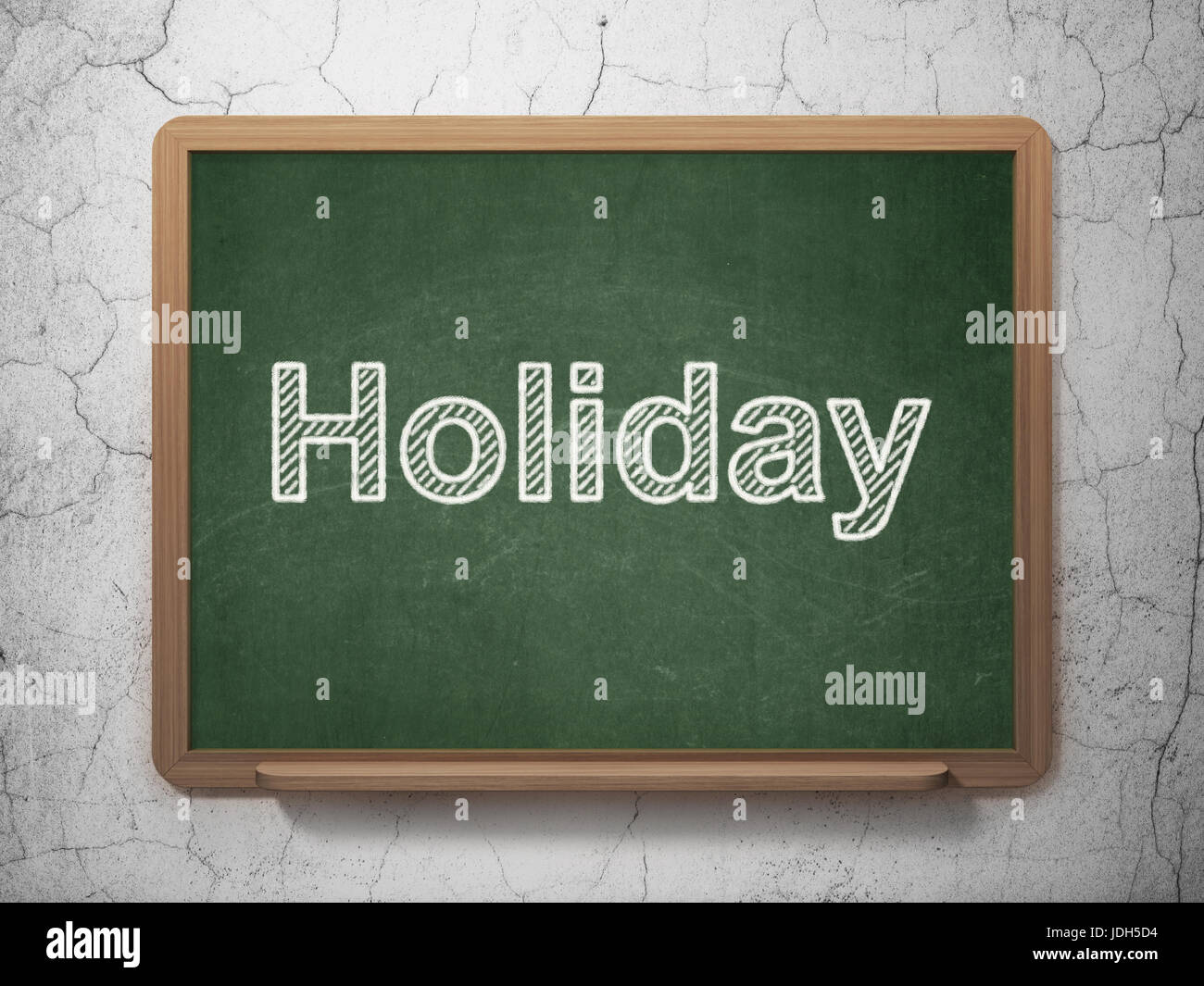 Holiday concept: Holiday on chalkboard background Stock Photo - Alamy