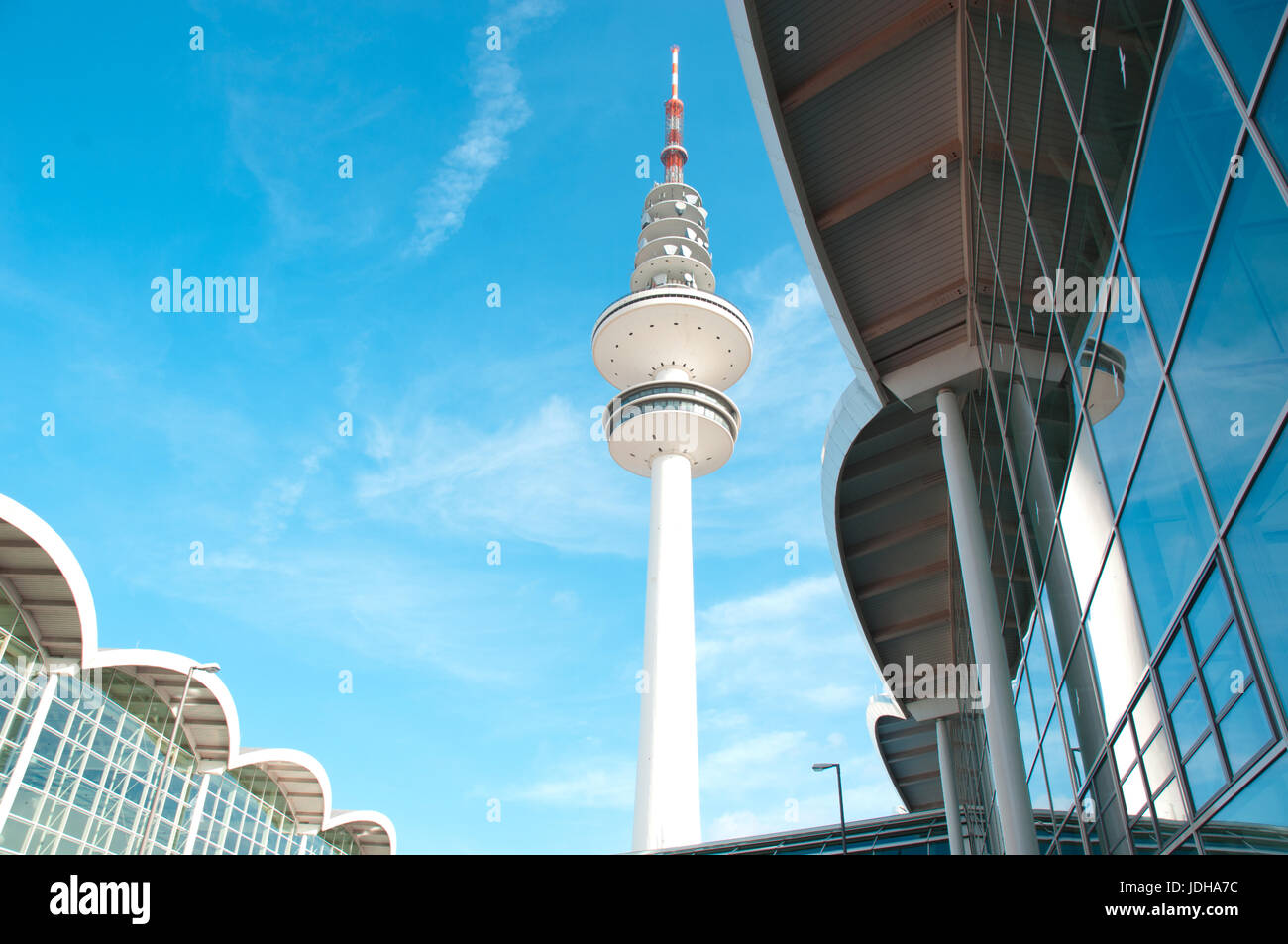 Hamburer Fernsehturm Stock Photo