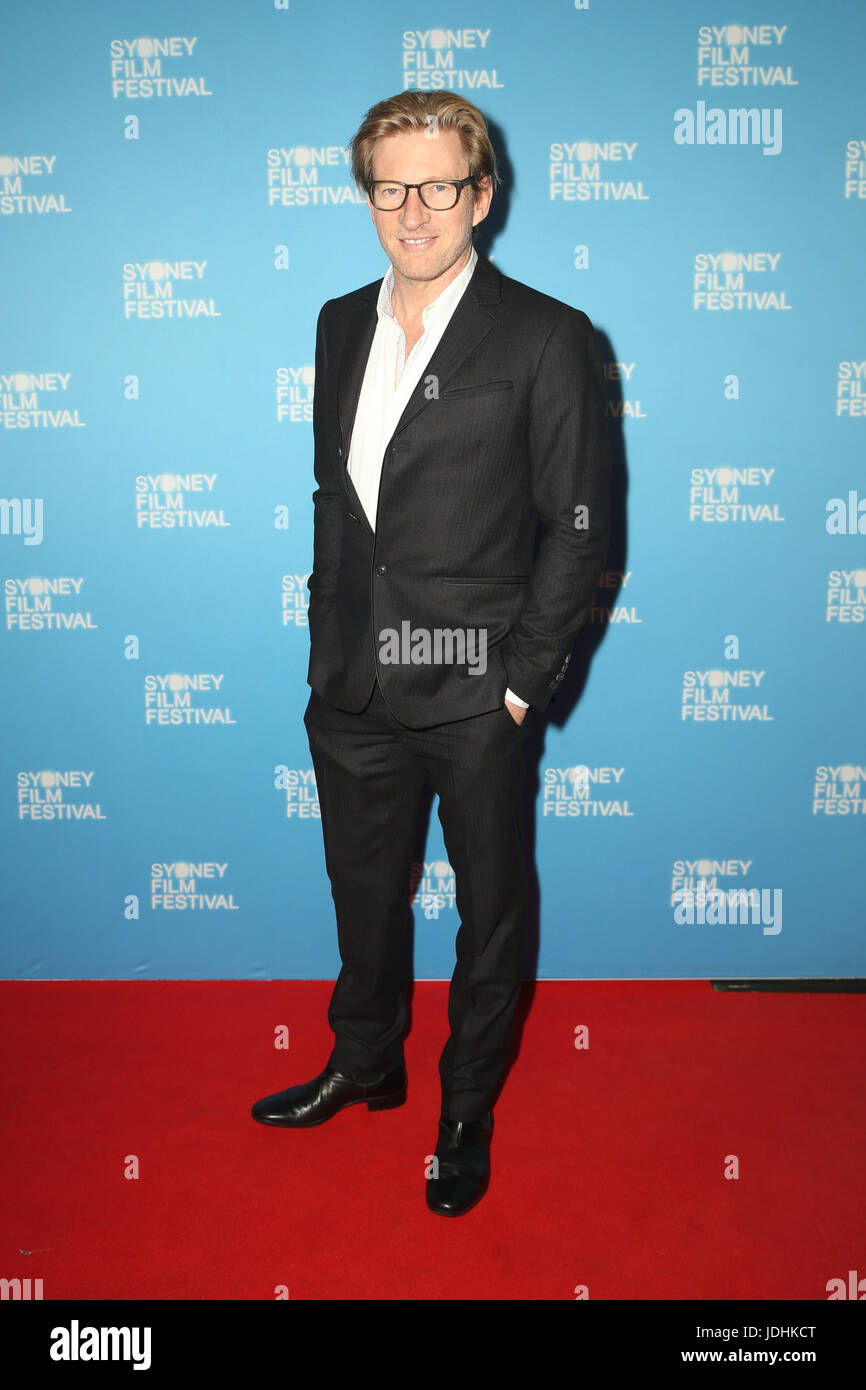 David Wenham arrives on the red carpet for the Australian Premiere of Okja at the closing night gala of the Sydney Film Festival at the State Theatre, Stock Photo