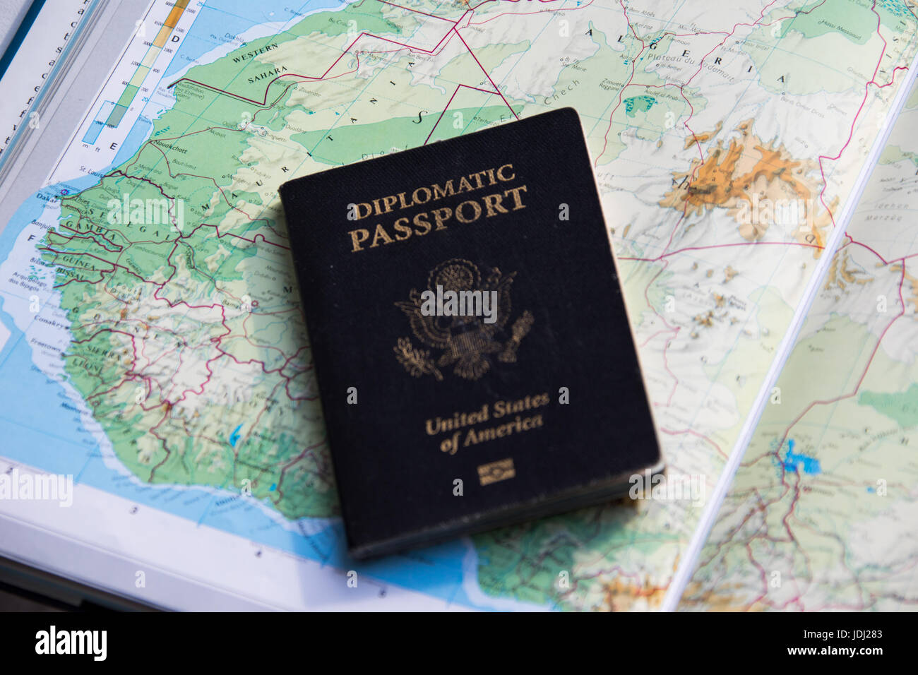 Diplomatic Passport of the United States of America Stock Photo Alamy