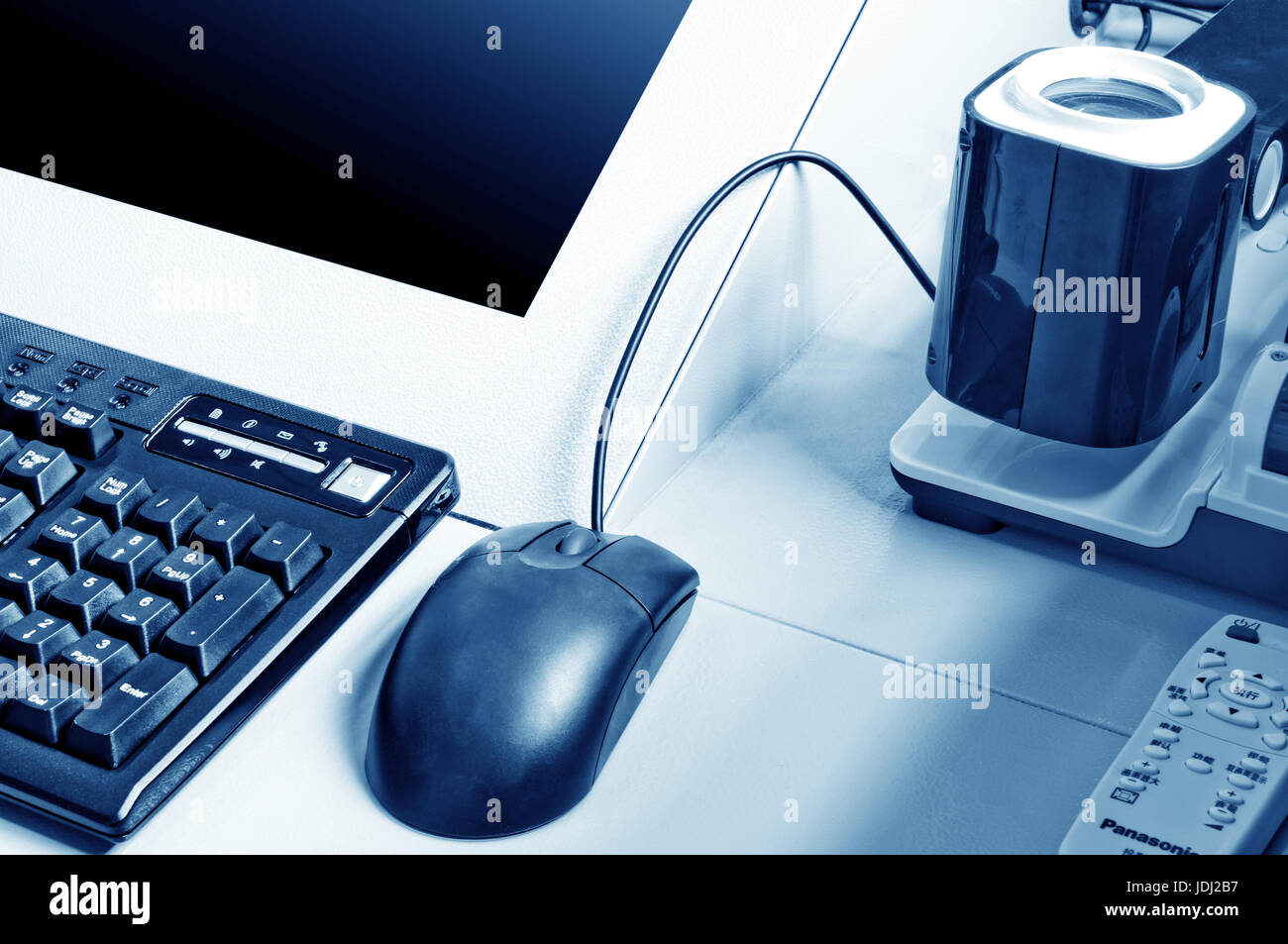Educational use of computer mouse and keyboard Stock Photo Alamy