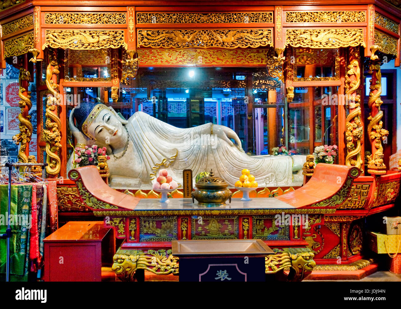 Jade Buddha Temple, Shanghai Stock Photo