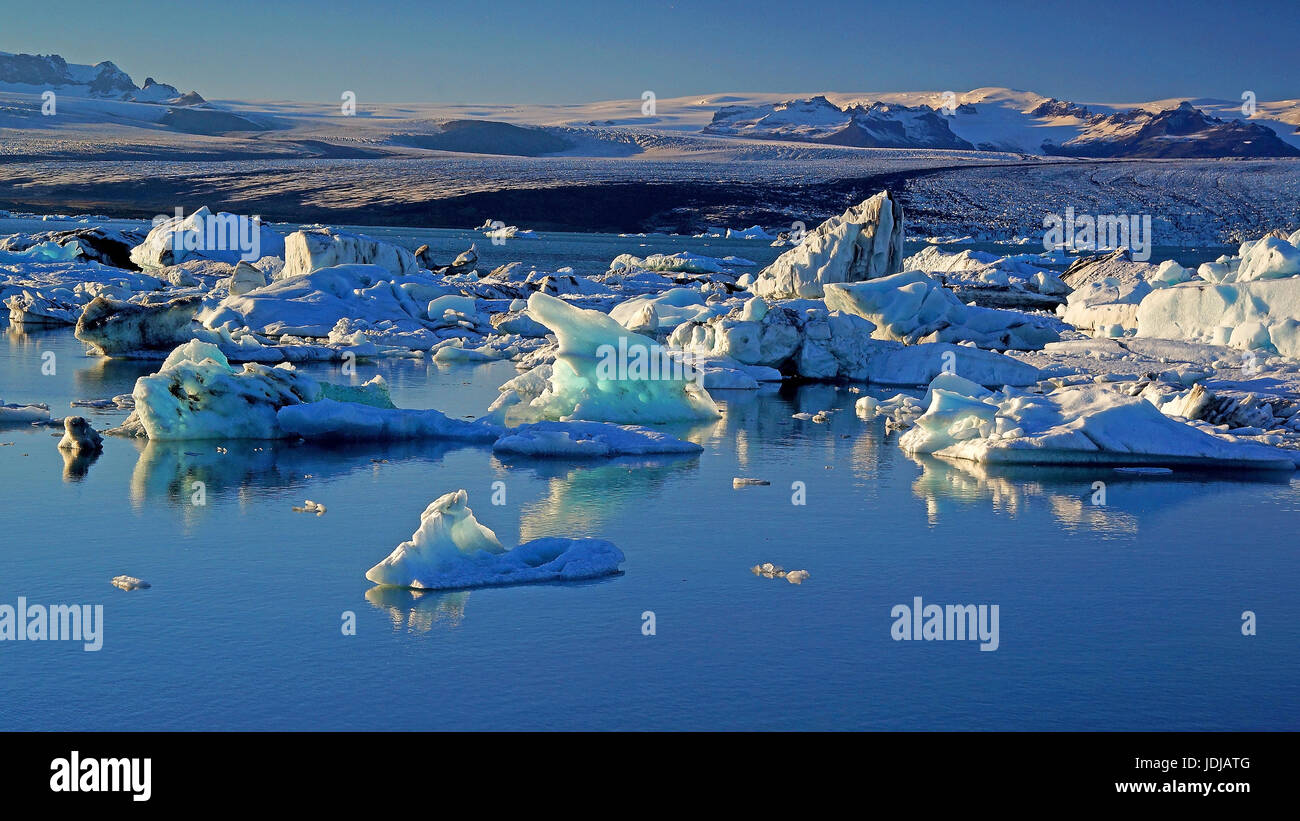 Iceland, Joekulsarlon, drift ice, Europe.            , Island, Treibeis, Europa. Stock Photo