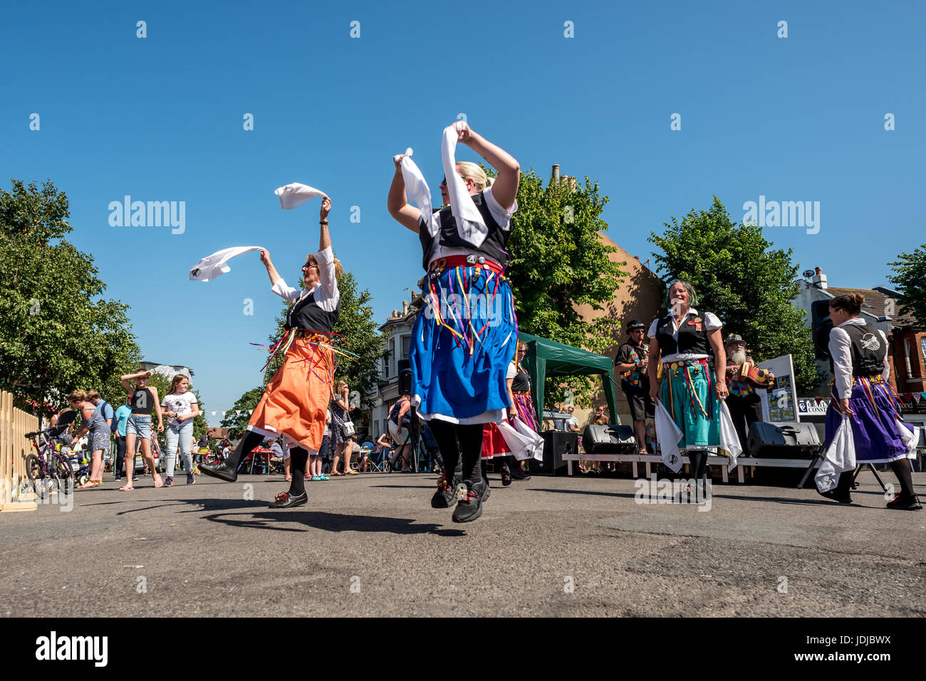 The Great GetTogether street party, held in Exeter Street and Buxton