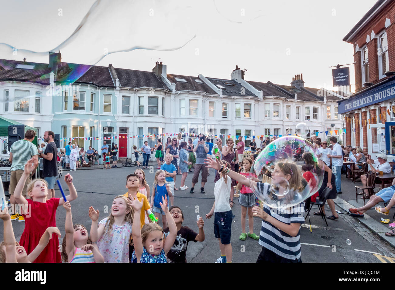 The Great GetTogether street party, held in Exeter Street and Buxton