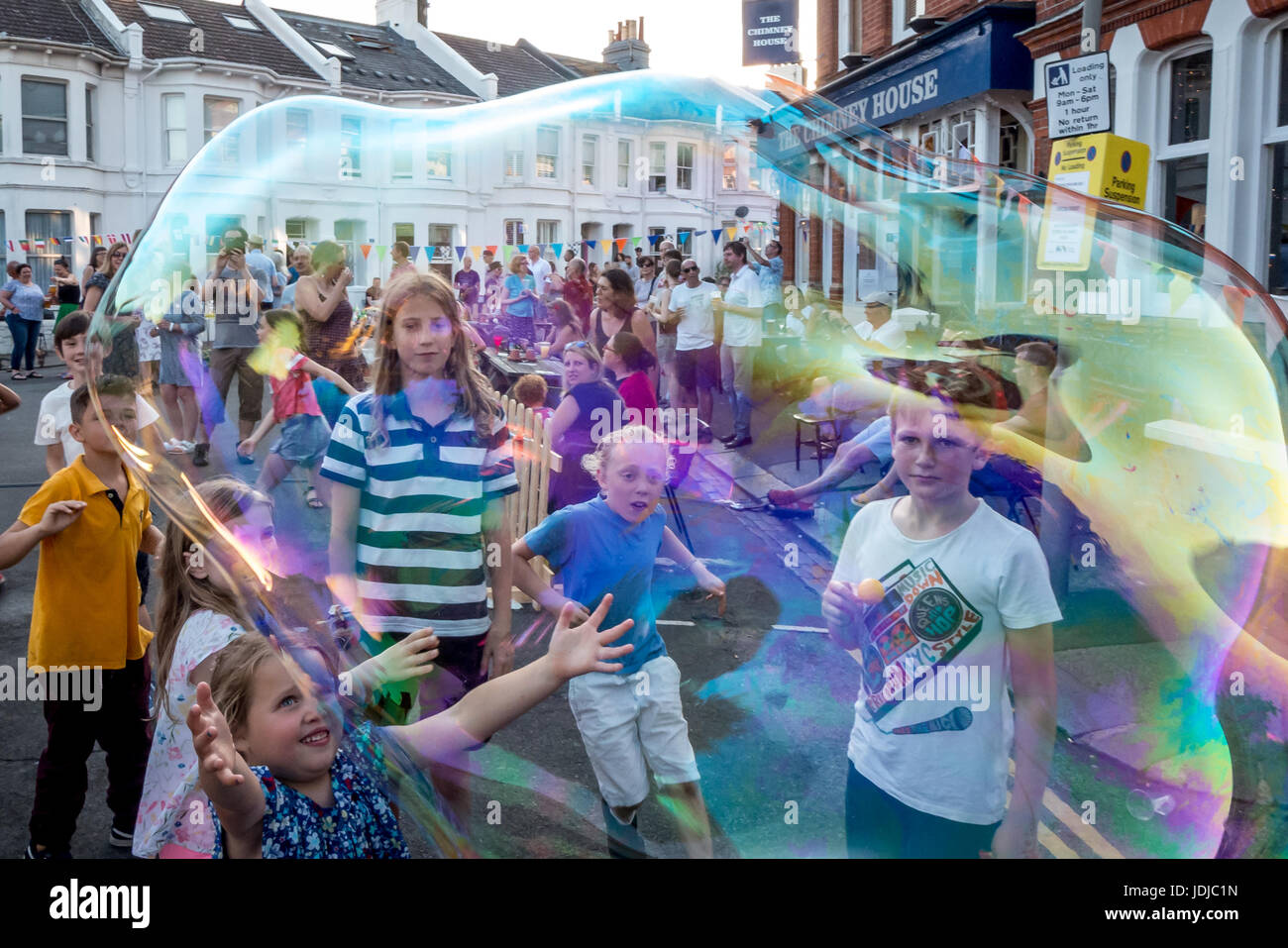 The Great GetTogether street party, held in Exeter Street and Buxton