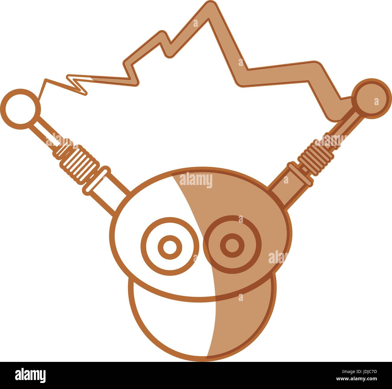 robot toy funny Stock Vector