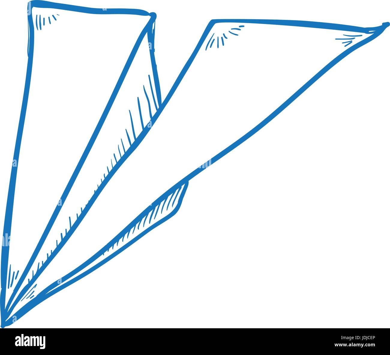 Paper airplane draw Stock Vector Image & Art Alamy
