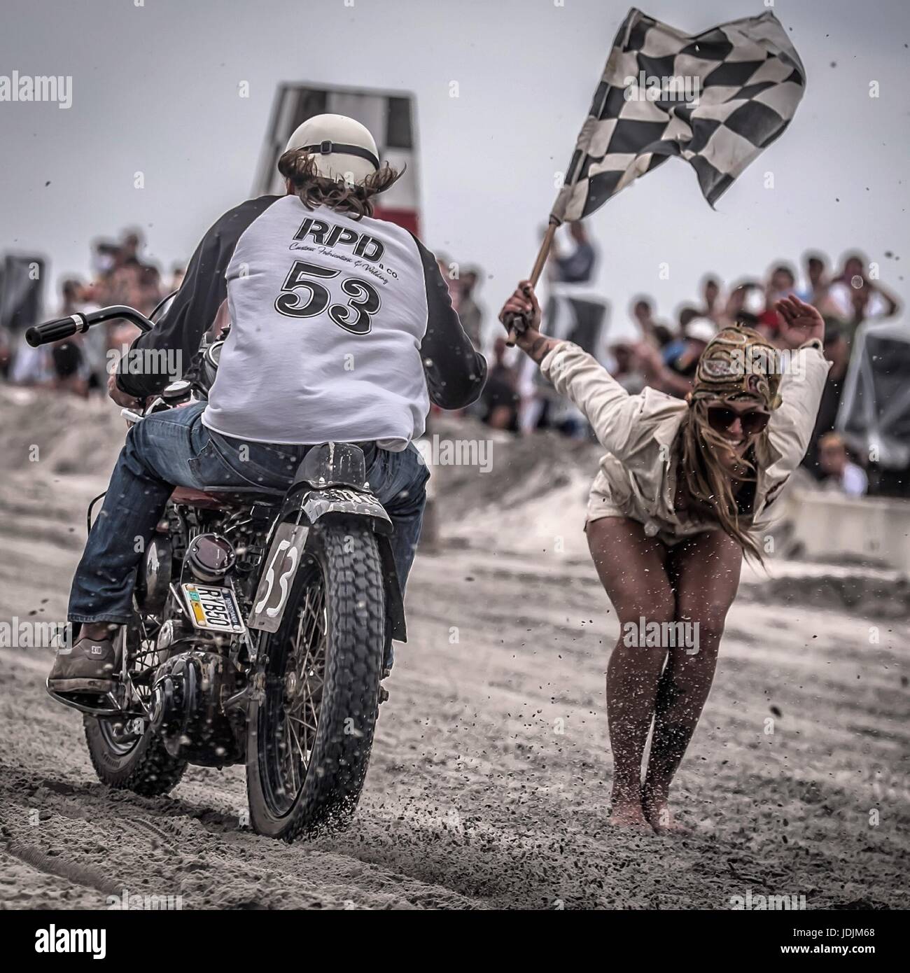 Drag Race Flag High Resolution Stock Photography and Images - Alamy