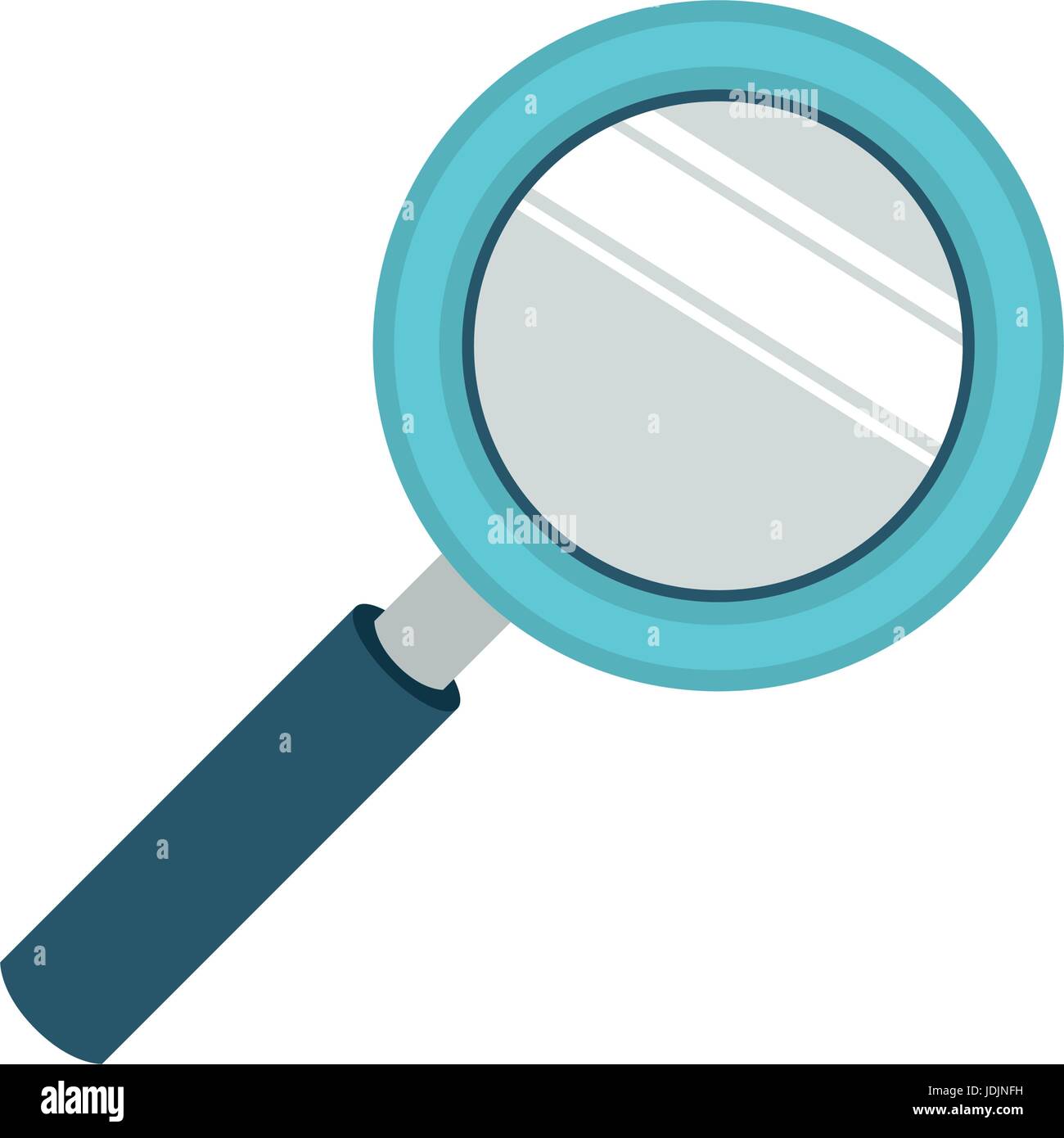 white background with colorful magnifying glass Stock Vector Image ...