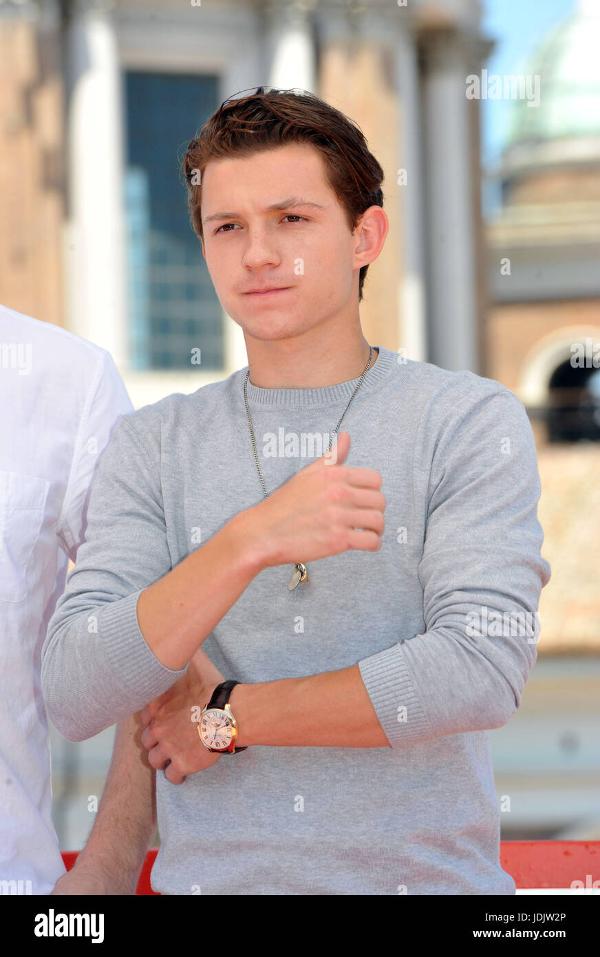 Roma,  Photocall  ' Spiderman Homecoming' . Pictured :  Tom Holland Stock Photo
