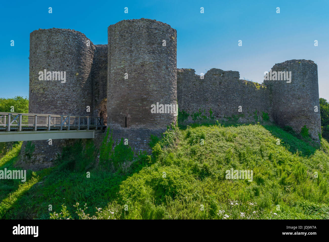 White Castle Wales Stock Photo