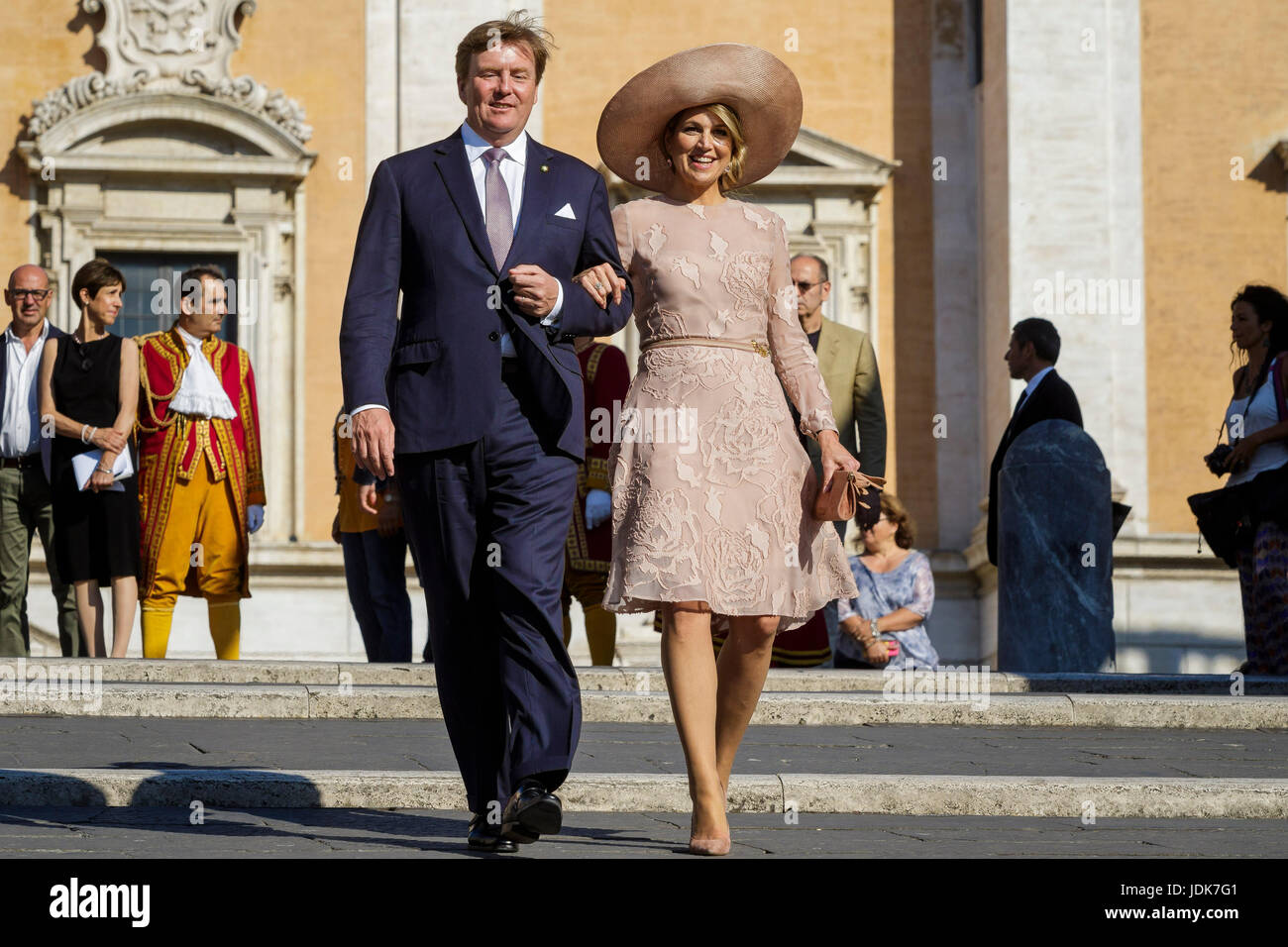 Rome, Italy. 20th June, 2017. King Willem Alexander and the Queen ...