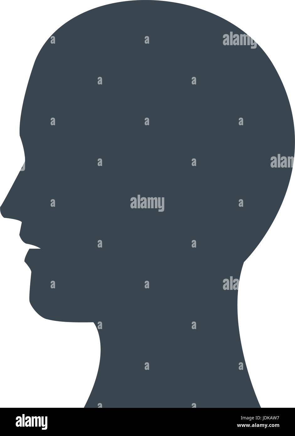 silhouette profile head human man male Stock Vector Image & Art - Alamy