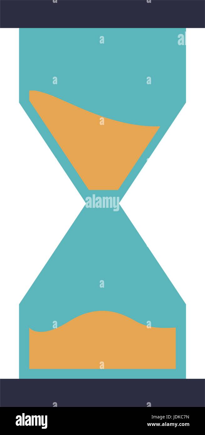 sand clock time supply school icon Stock Vector Image & Art - Alamy