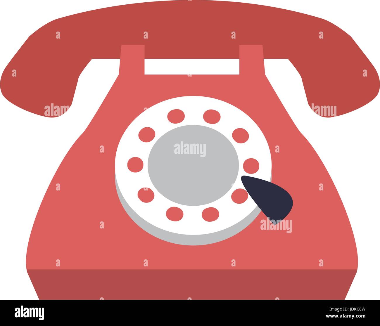 vintage telephone communication call talk icon Stock Vector Image & Art ...
