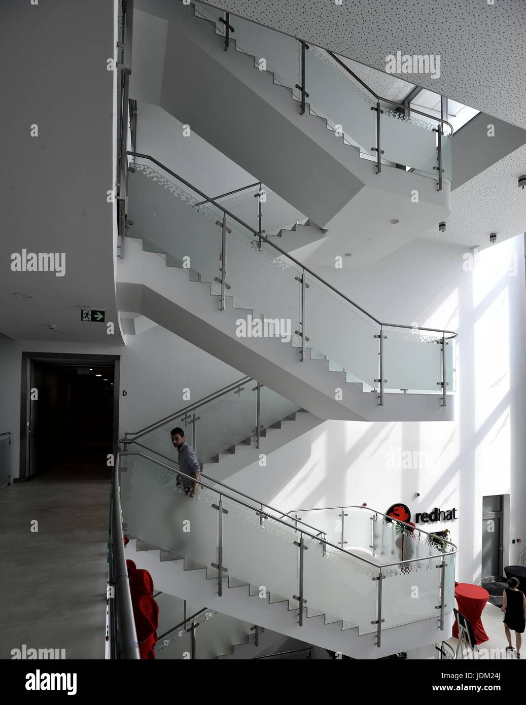 Launch of new building of Red Hat company in Brno, Czech Republic, June