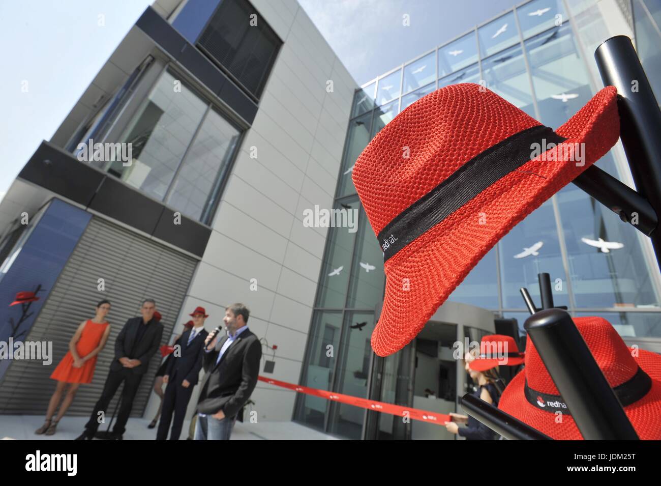 Launch of new building of Red Hat company in Brno, Czech Republic, June