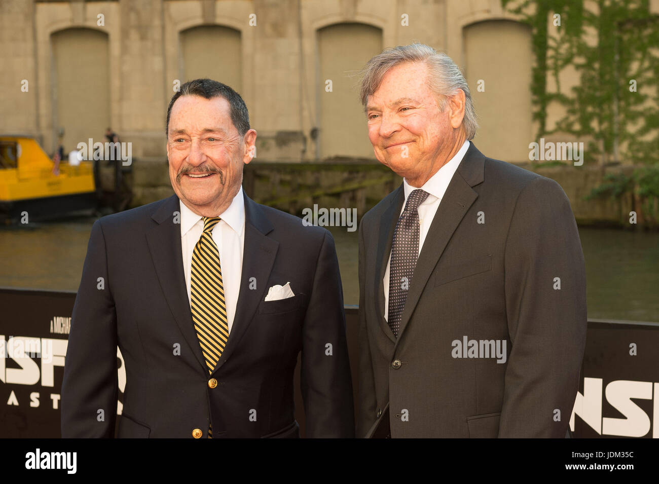 Chicago Il June 20 Voice Actors Peter Cullen And Frank Welker At The U S Premiere Of Michael Bay S Transformers The Last Knight At The Civic Opera House In Chicago Illinois On