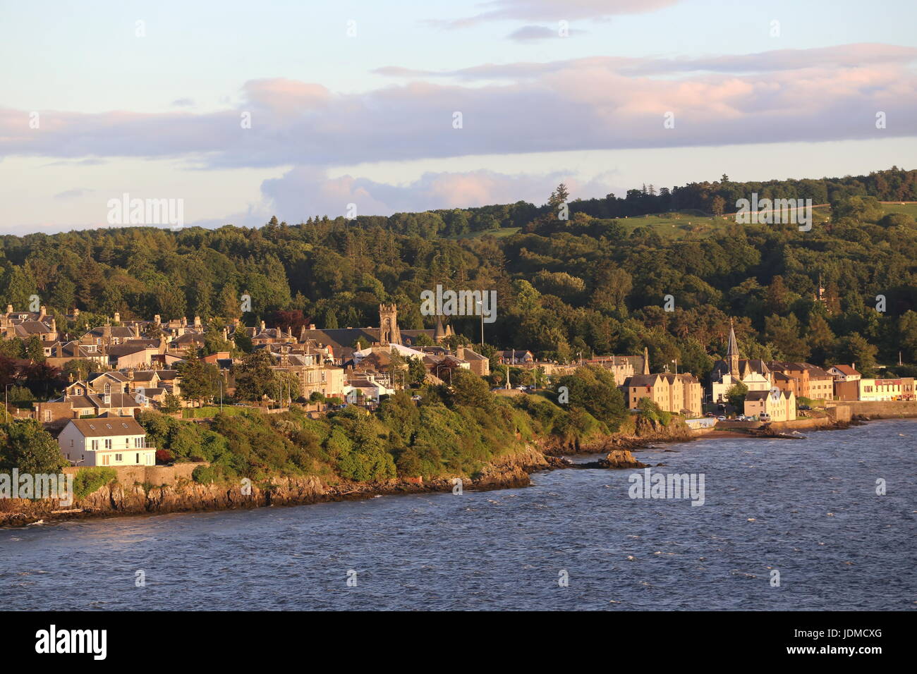 Elevated view of NewportonTay Fife Scotland June 2017 Stock Photo Alamy