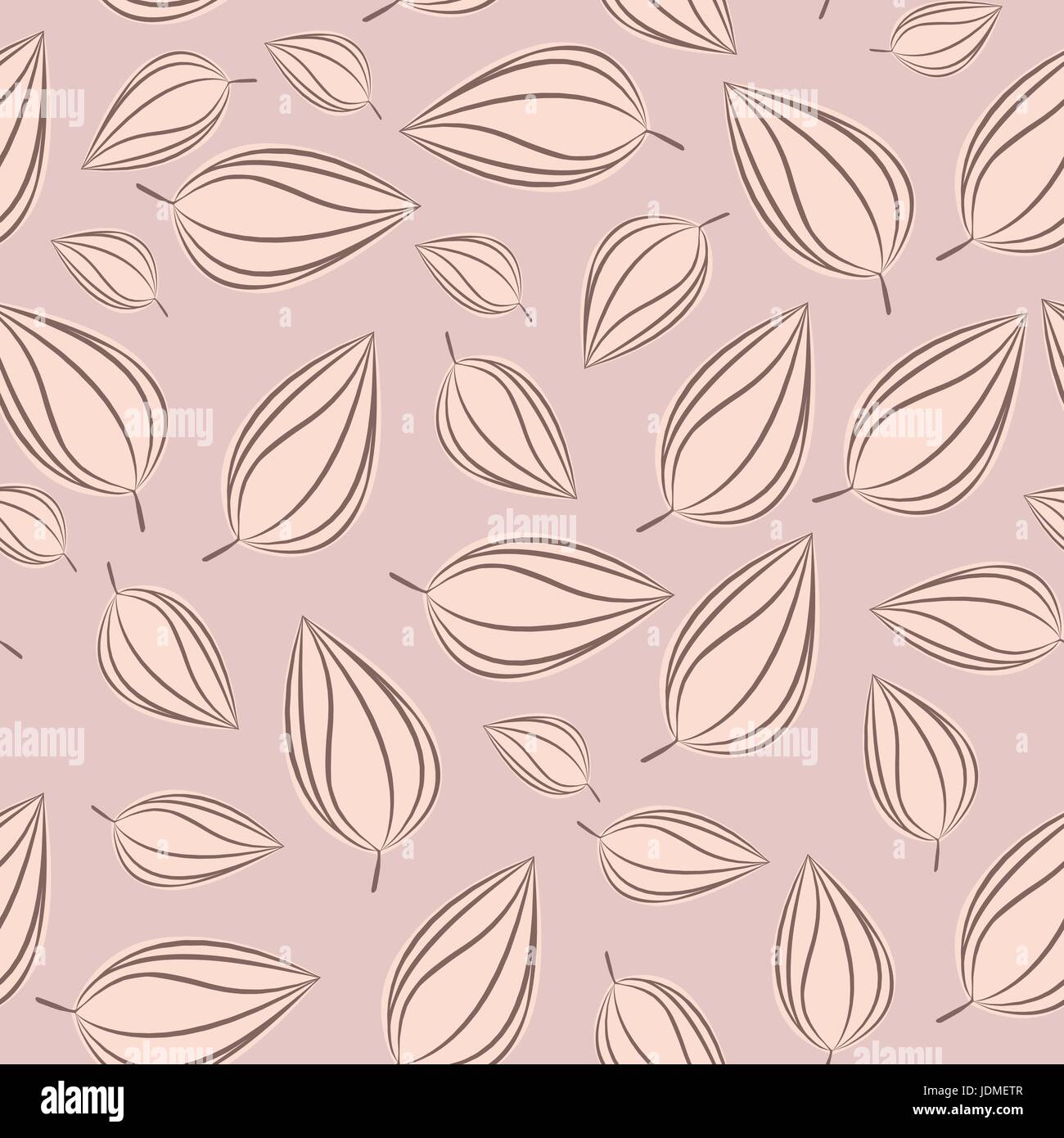 Seamless pattern background with autumn leaves. Vector illustration ...