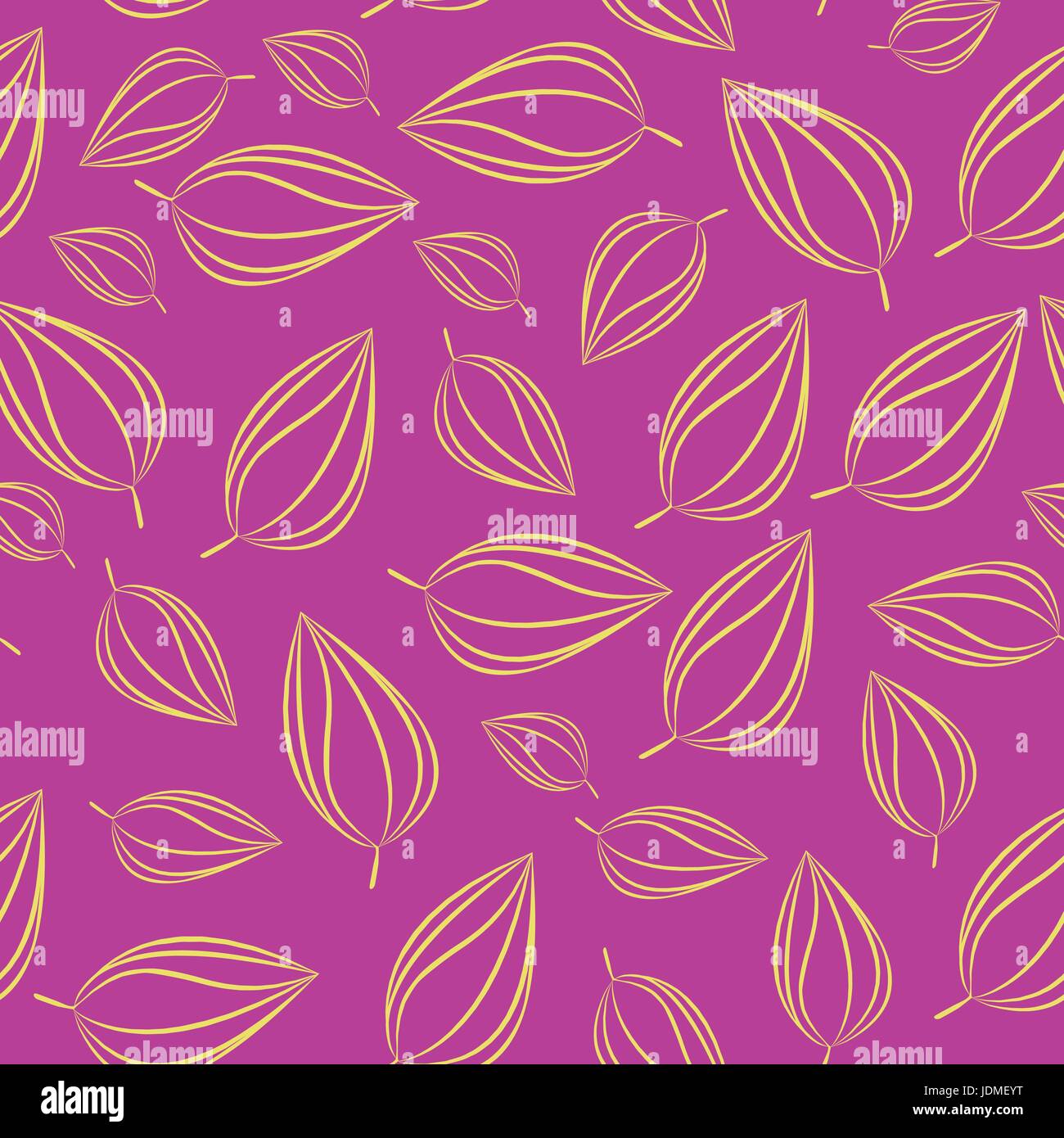 Seamless pattern background with autumn leaves. Vector illustration ...