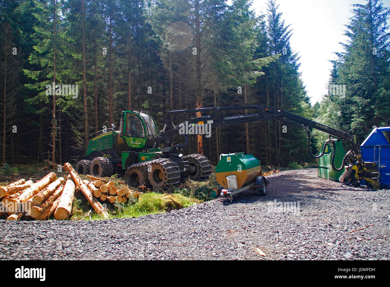 Fuel break forest hires stock photography